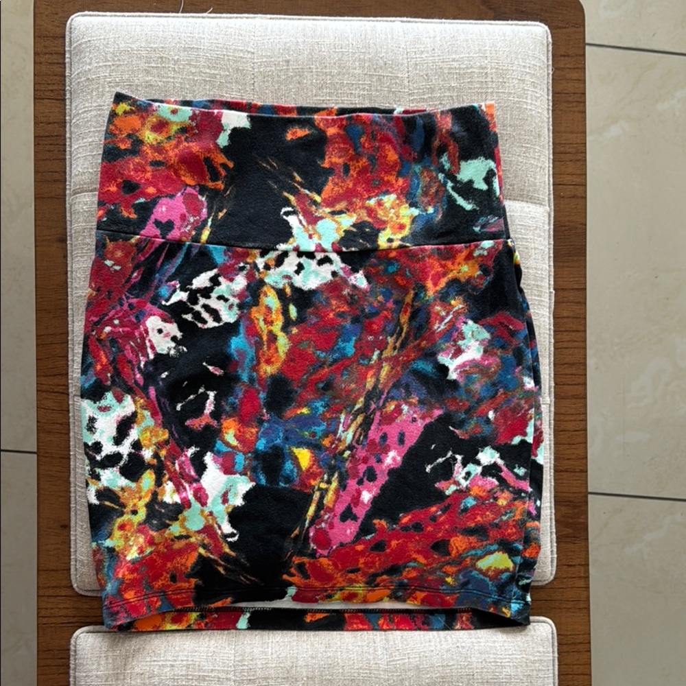 Colorful Abstract Women's Skirt